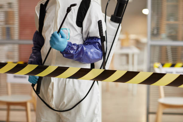 Professional Trauma Scene Cleanup technician working in Franklin, NC